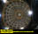Inside the main dome of the Siena Duomo